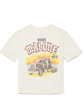 Post Malone Posty Co. Truck Graphic Tee - Yellow & Orange